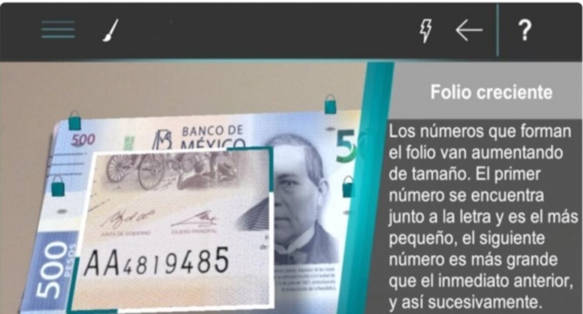 Banxico lanza app para conocer características de billetes en circulación 