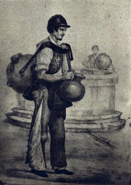 Cuando vendían el agua de las fuentes