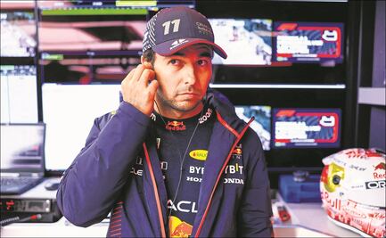 Checo Pérez sufre pequeño "incendio" en pretemporada de la Fórmula 1