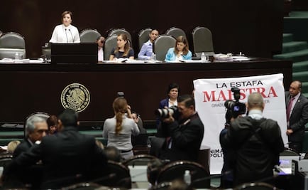 Encara Robles a diputados; dice que "el que nada debe nada teme"
