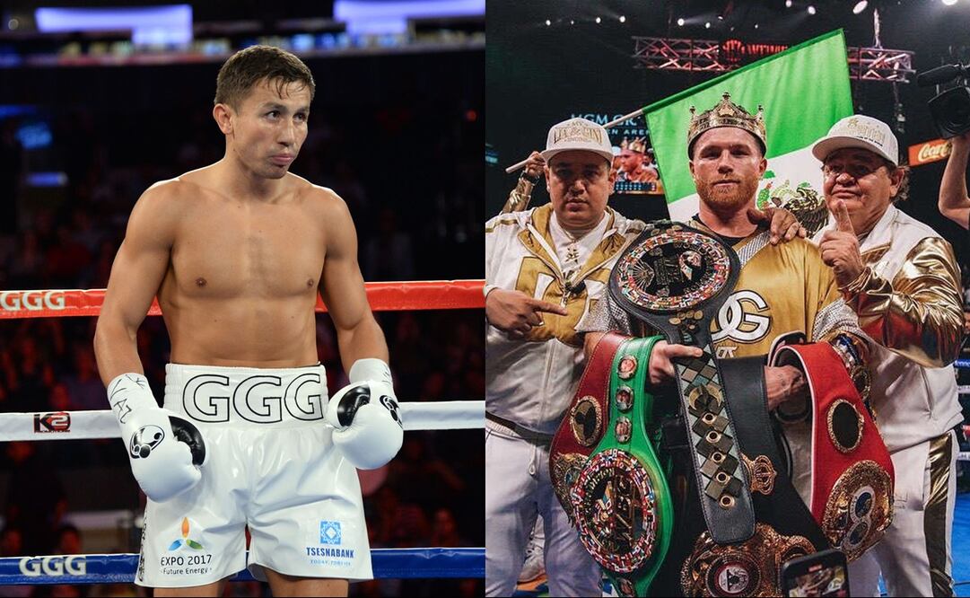 Gennady Golovkin y Canelo Álvarez - FOTO: Especial
