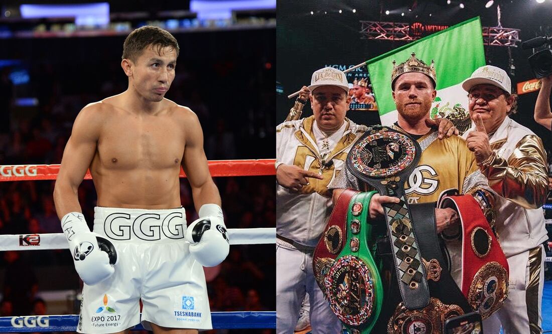 Gennady Golovkin y Canelo Álvarez - FOTO: Especial