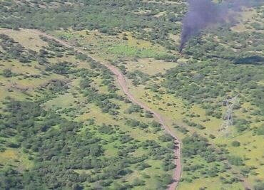 Se desploma helicóptero de PGJ-Michoacán en La Huacana