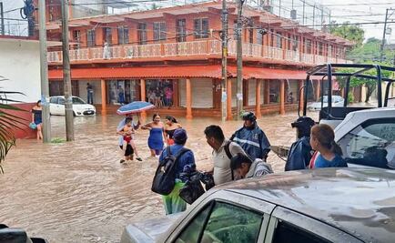 Inundaciones y lluvias afectan a cuatro estados
