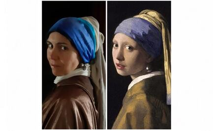 En cuarentena, se convierten en una obra de arte