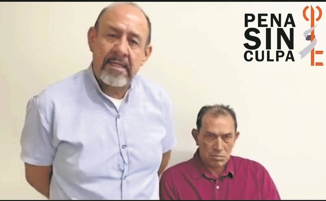 Daniel García y Reyes Alpízar pasaron 18 años en cárceles del Edomex sin sentencia. Foto: Tomada de video.