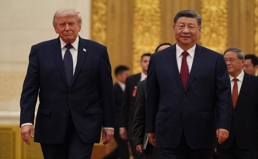 Los presidentes de EU, Donald Trump, y de China, Xi Jinping. Foto: AP