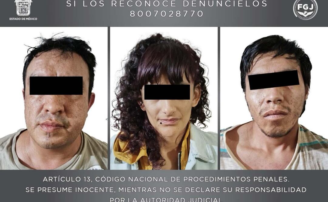 Vinculan a proceso a Luis Adrián “N”, Karla Grisel “N” y Erik Adrián “N”. Foto: Especial