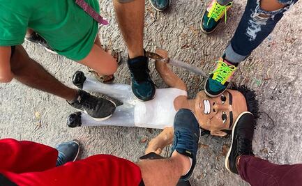 Ladrón de la combi vuelve por más... en forma de piñata