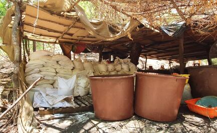 Localizan cuatro laboratorios clandestinos en Sinaloa; procesaban drogas sintéticas