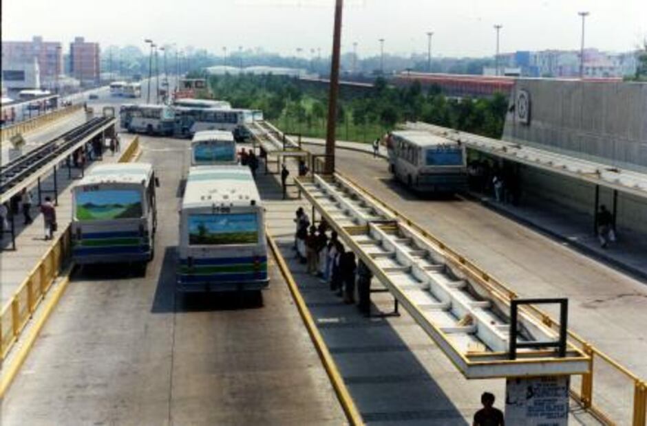 Cuando los autobuses en México eran como en Londres