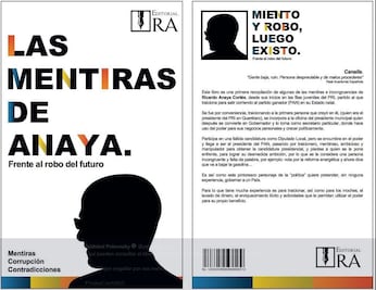 Lanza Morena libro "Las mentiras de Anaya"