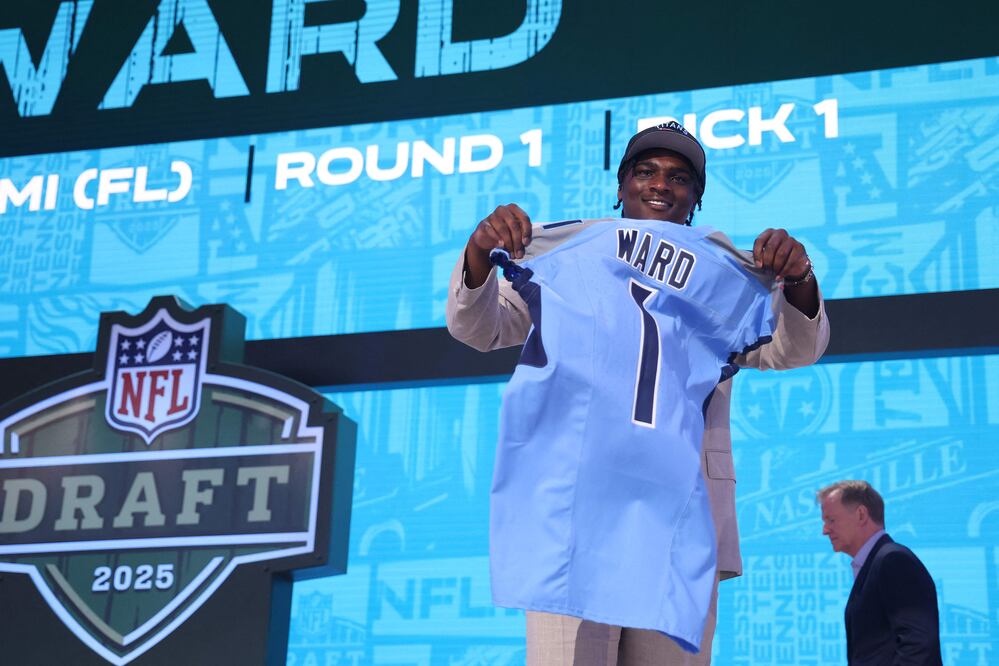 Cam Ward en el Draft de la NFL - Foto: AFP