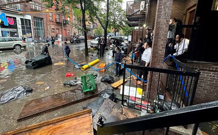 Nueva York inundada por lluvias torrenciales; el Metro parcialmente paralizado