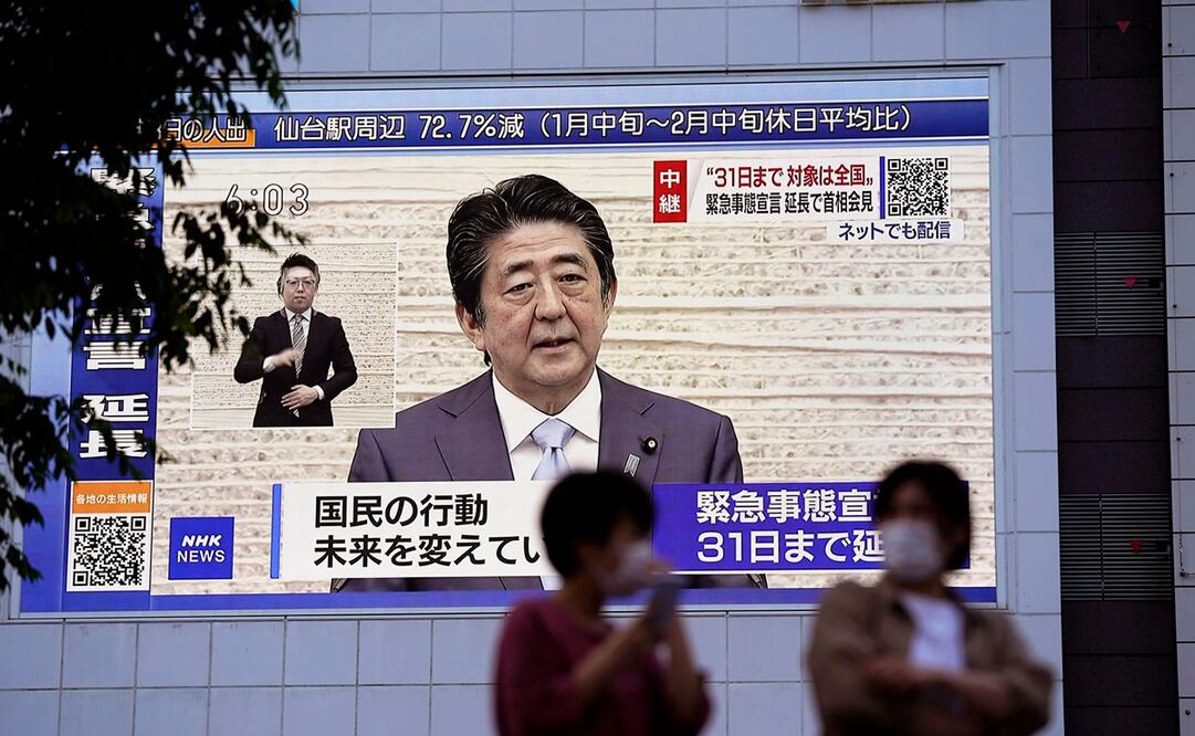 Primer ministro de Japón extiende medidas de confinamiento por el Covid-19 (Foto: AP)