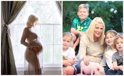 A sus 43 años, Tori Spelling anuncia nacimiento de su quinto hijo