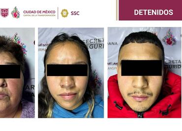 Caen tres mujeres ligadas con “El Kalusha”, presunto integrante de La Unión Tepito actualmente preso; su madre y su pareja, entre las detenidas