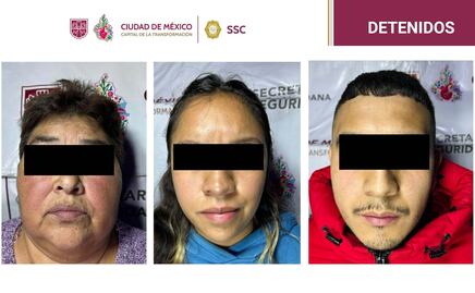 Caen tres mujeres ligadas con “El Kalusha”, presunto integrante de La Unión Tepito actualmente preso; su madre y su pareja, entre las detenidas 