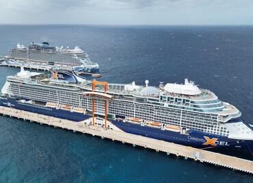 Mara Lezama celebra la llegada del crucero Celebrity Xcel; elige a Cozumel como su primera escala