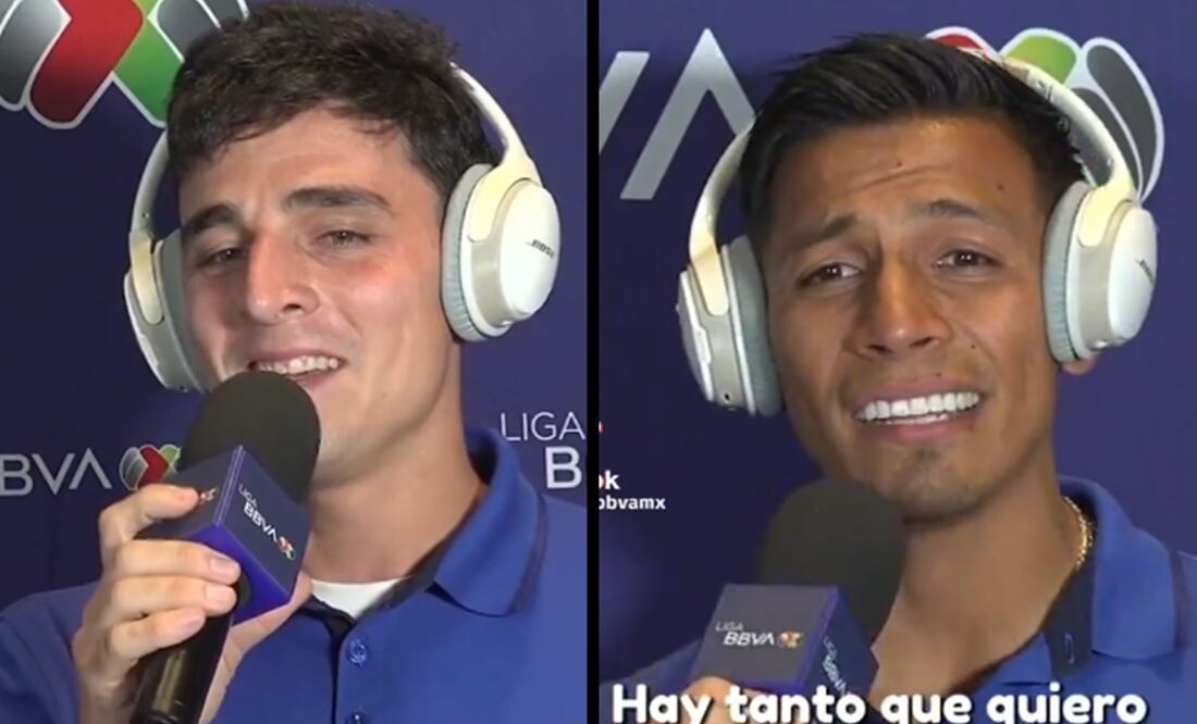 Jugadores de Cruz Azul, cantan su nuevo himno “Andar conmigo” FOTO: ESPECIAL