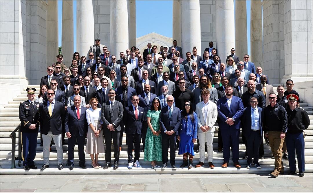FOTO: ESPECIAL - Donald Trump realiza celebración con las Philadelphia Eagles