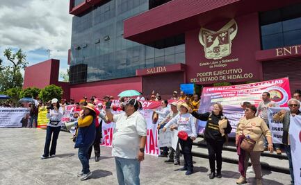 Miles de trabajadores exigen liberación de líder sindical en Pachuca; fue detenido por presunto abuso sexual
