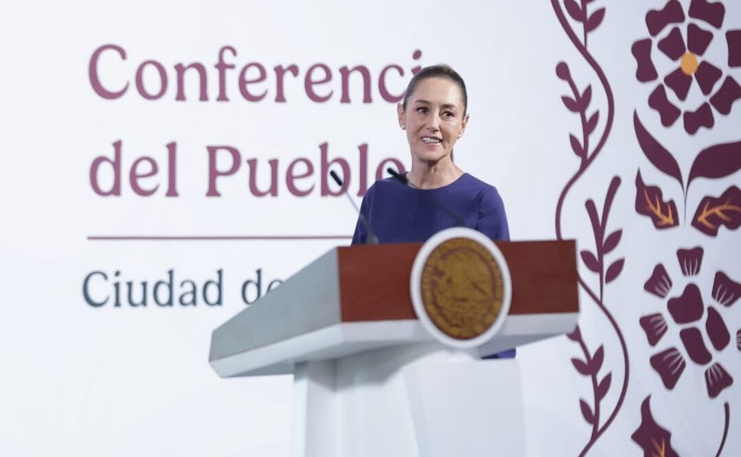 Conferencia matutina de Claudia Sheinbaum el 7 de mayo de 2025 en Palacio Nacional. Foto: Fernanda Rojas / EL UNIVERSAL