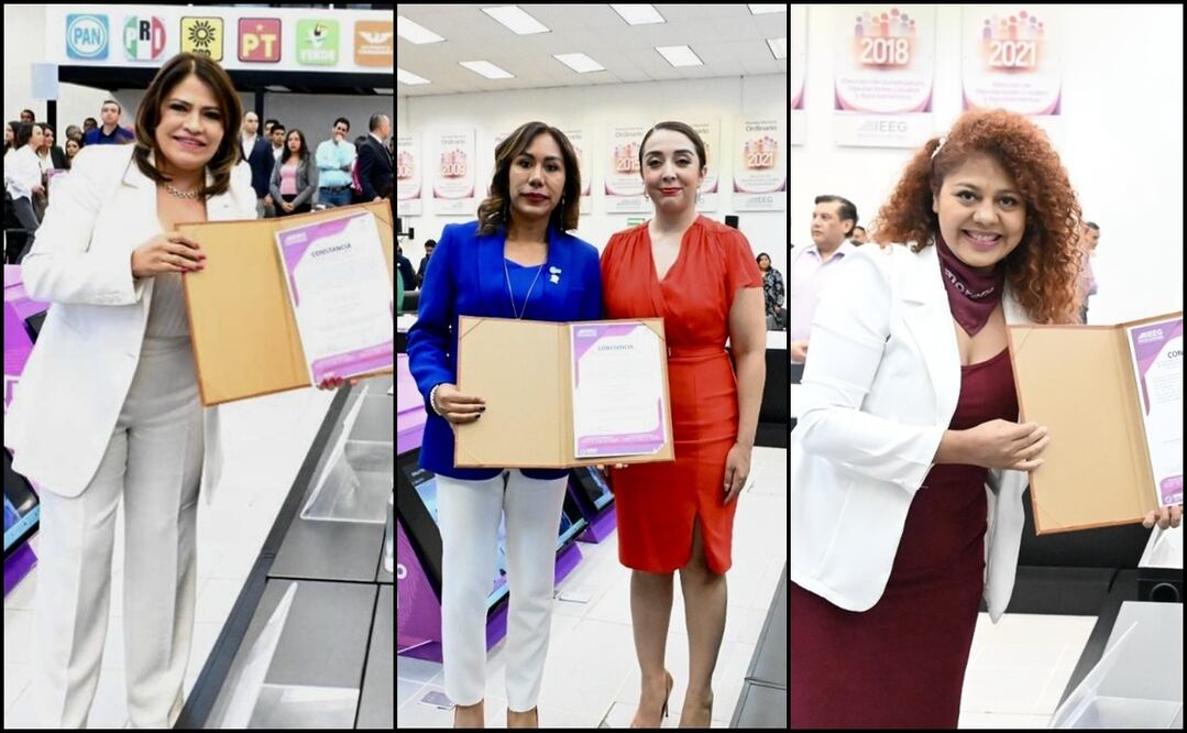 Este lunes el órgano electoral entregó la constancia de mayoría a los diputados electos. Foto: @IEEG