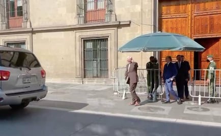 Va Jaime Bonilla a Palacio Nacional; evita dar declaraciones