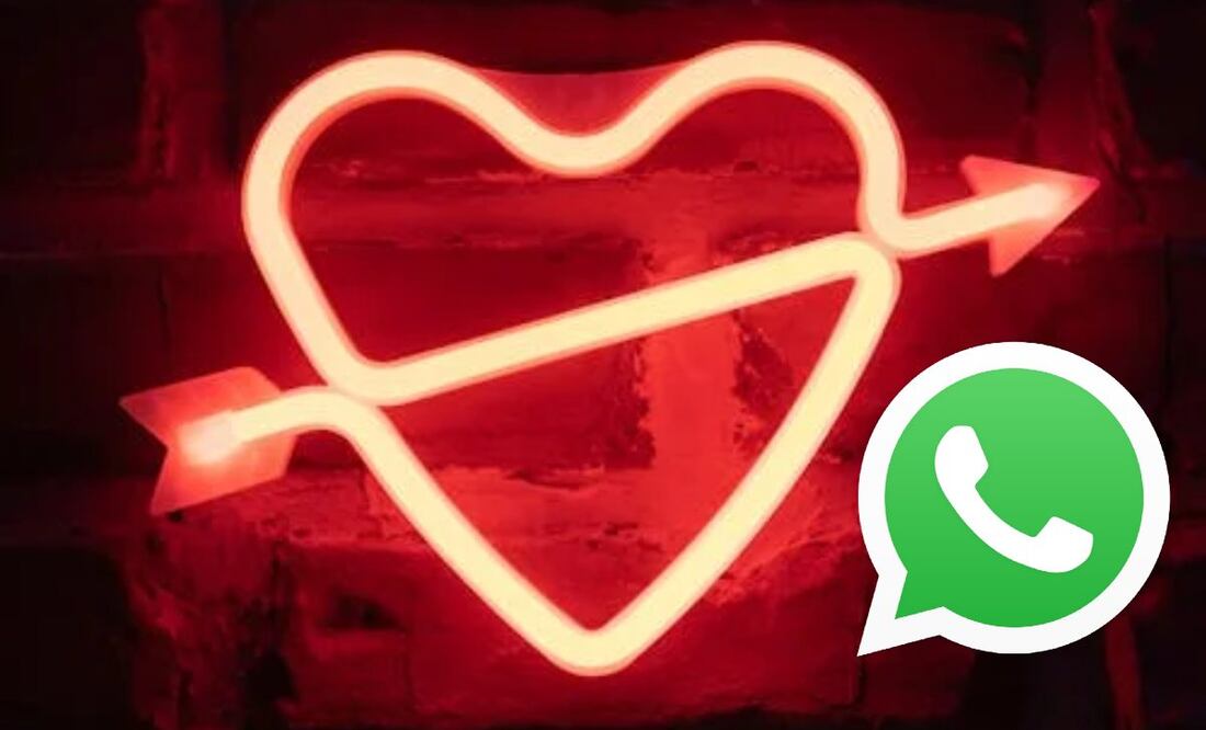 Modo San Valentín en WhatsApp. Imagen: especial