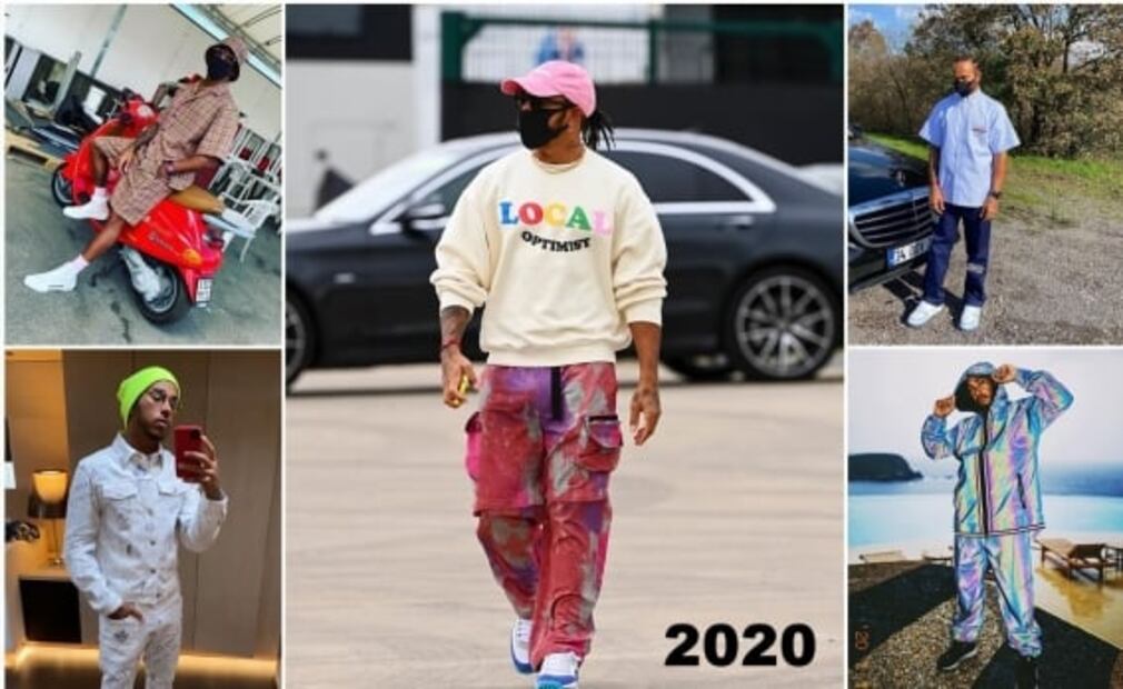 Hamilton, el rey de la moda en la Fórmula 1