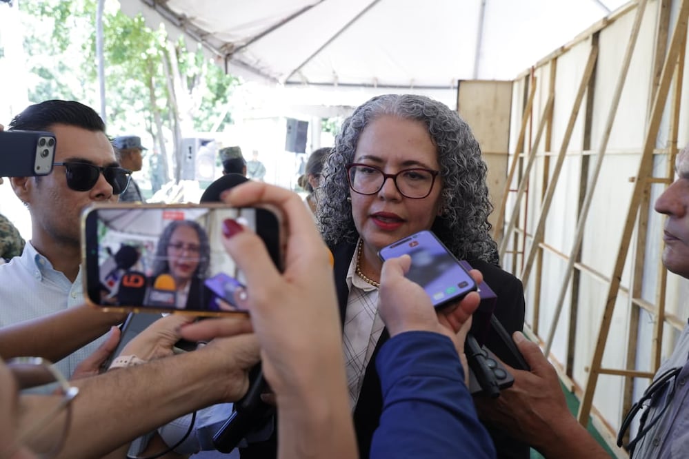 La mandataria estatal interina, Graciela Domínguez Nava, en entrevista este 13 de septiembre del 2026. Foto: especial