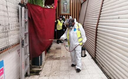 Implementan operativo de limpieza en comercios de Cuajimalpa 