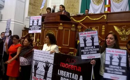 Morena exige que se apruebe la Ley Amnistía