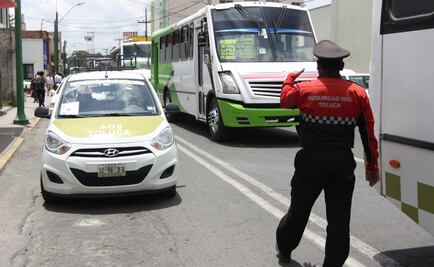 Transportistas protestan en Toluca por regulación