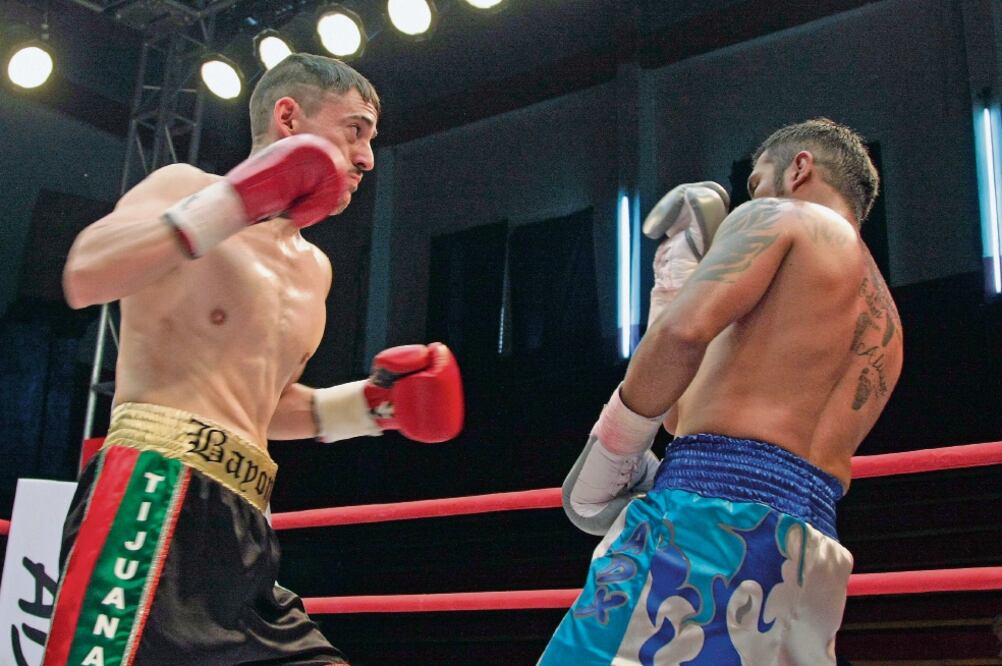 Luis Gerardo (izq.), quien filmó semanas en Finlandia, entrenó todo ese tiempo como un verdadero boxeador. (CARLOS MEJIA. EL UNIVERSAL)