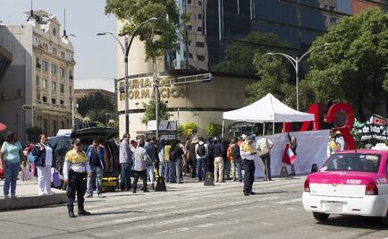 Prevén marcha por la tarde en zona centro de la CDMX