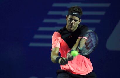 Del Potro derrota a Dominic Thiem en el Abierto Mexicano de Tenis 