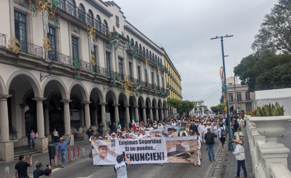Marcha por la paz en Veracruz. Foto: Édgar Ávila/EL UNIVERSAL