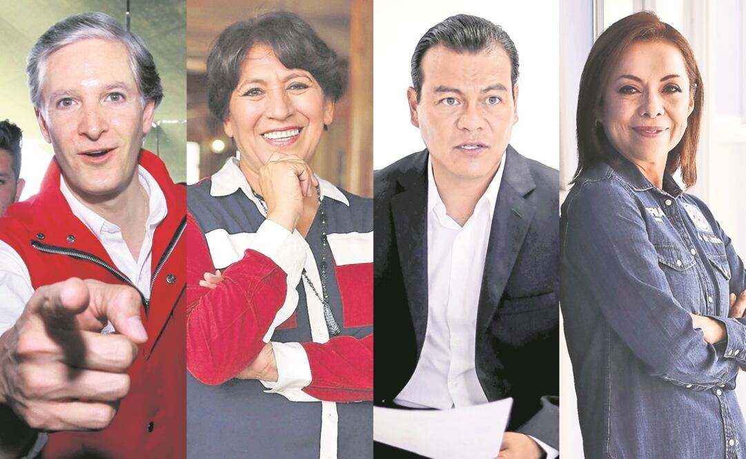 ALFREDO DEL MAZO, DELFINA GÓMEZ, JUAN ZEPEDA, JOSEFINA VÁZQUEZ MOTA. (FOTO: JORGE ALVARADO, IRVIN OLIVARES, ALEJANDRO ACOSTA, CRISTOPHER ROGEL BLANQUET. EL UNIVERSAL)