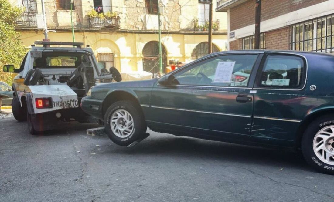 Programa de Chatarrización retira 81 vehículos de vía publica en la Cuauhtémoc (04/03/2025). Foto: Especial