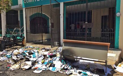 Vandalizan oficinas de partidos en Chiapas