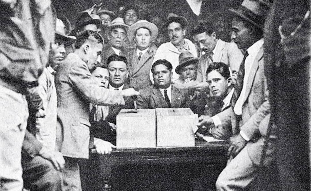 Durante los primeros ejercicios democráticos del México Independiente, el pueblo sólo podía elegir a los electores primarios, quienes se encargarían de la selección del Poder Ejecutivo y Legislativo. Foto: Hemeroteca EL UNIVERSAL.