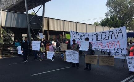 Manifestantes cierran Calzada de Tlalpan para exigir apoyos ante Covid-19