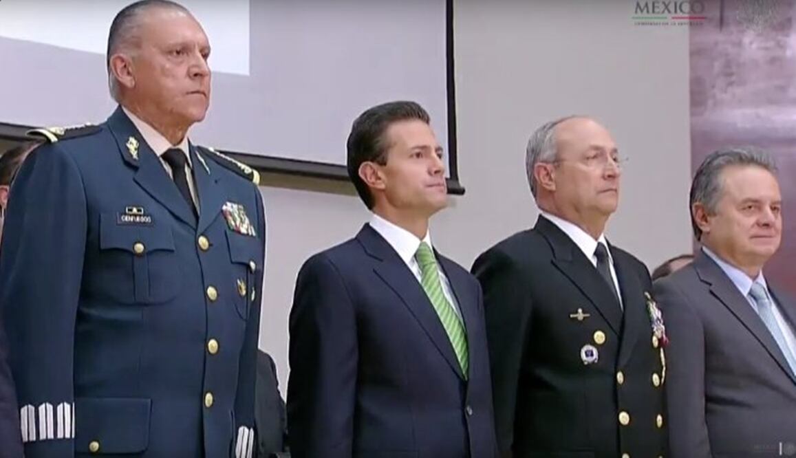 Inauguración del Centro Militar de Ciencias de la Salud (Imagen tomada del Twitter de Presidencia de la República)