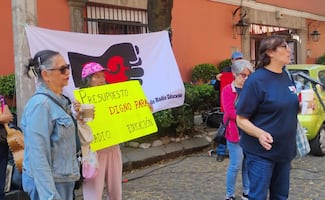 Trabajadores de Radio Educación denuncian crisis histórica; protestan frente a la Secretaría de Cultura por pagos detenidos y falta de apoyo