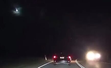 ​Captan en video caída de meteorito en Australia