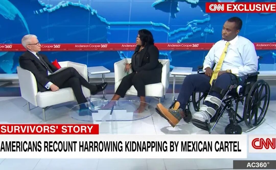 LaTavia Washington McGee y Eric Williams hablaron con CNN tras haber sido secuestrados por narcotraficantes. Foto: Tomada del video