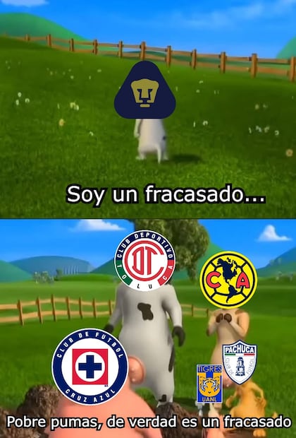 Los mejores Memes en contra de los Pumas. FOTO: ESPECIAL