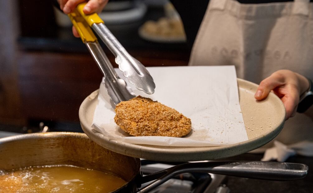 Receta de hamburguesas de pollo. Foto: Cortesía